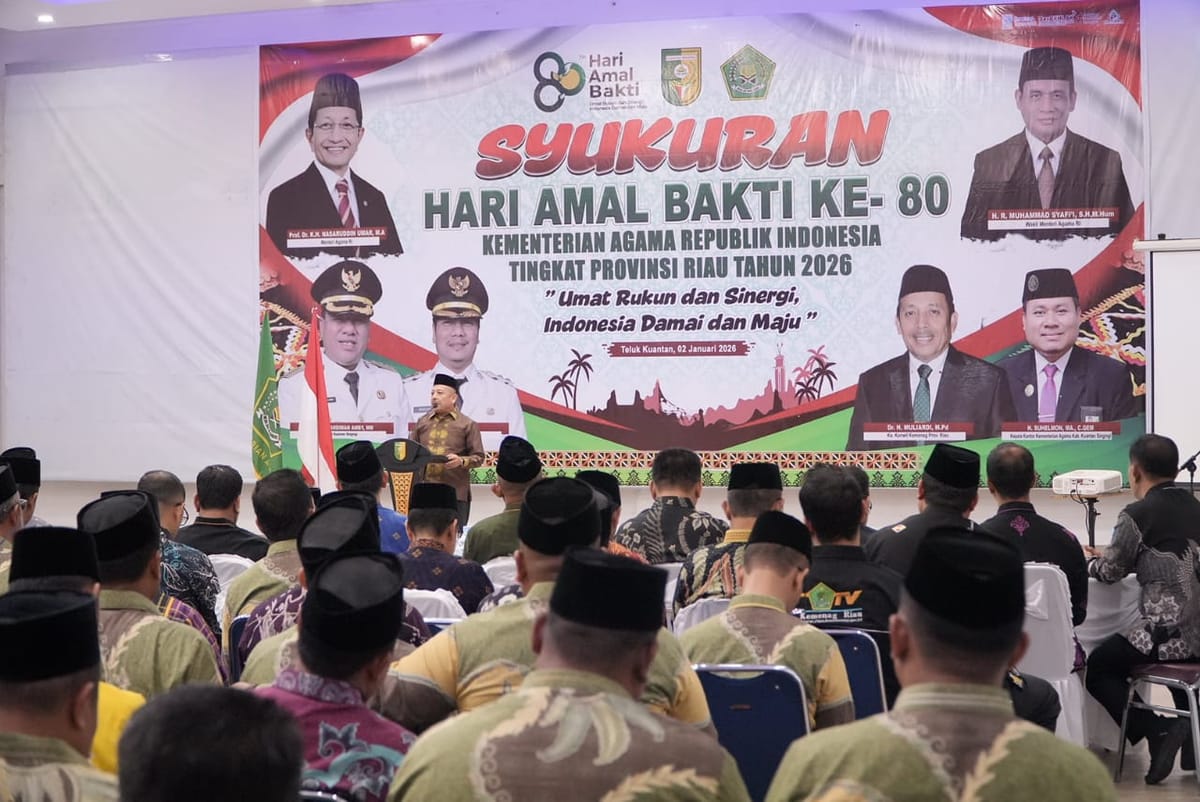Syukuran Dan Ramah Tamah Sempena Hari Amal Bakti Kemenag Tingkat Provinsi Riau di Kuansing