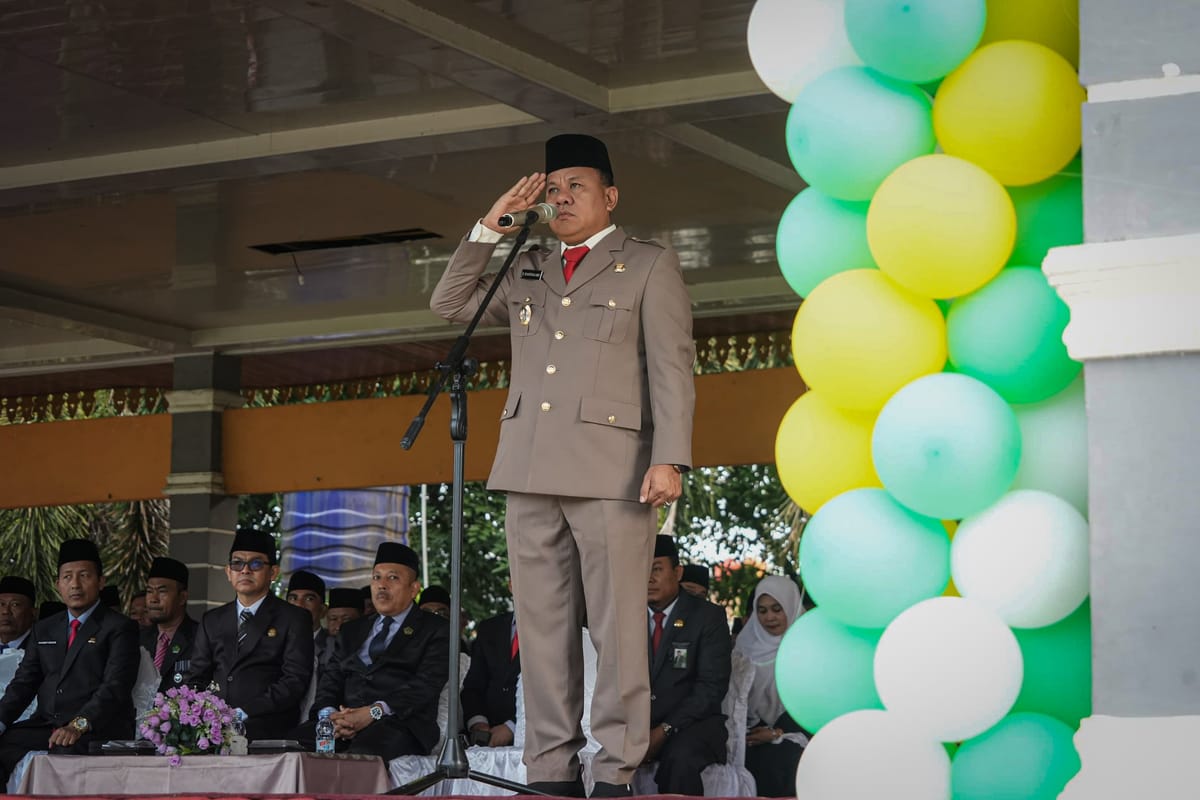 Upacara HAB Kementrian Agama ke 80 tingkat Provinsi Riau, H. Suhardiman Amby Tekankan Pentingnya Menjaga Keberagaman Ummat