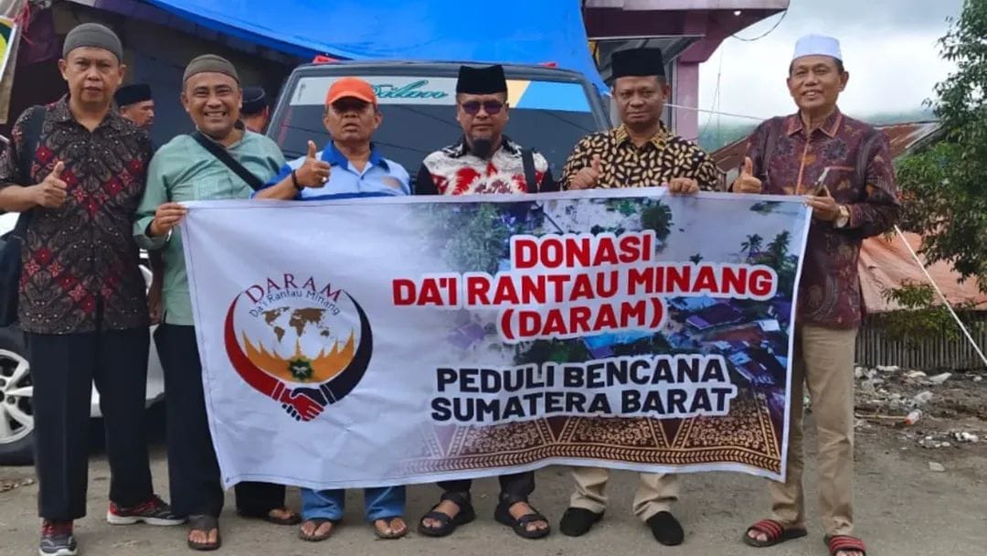 Tak Hanya Bantuan Sembako, Da'i Rantau Minang Siapkan Pendidikan Gratis Untuk Korban Bencana di Agam