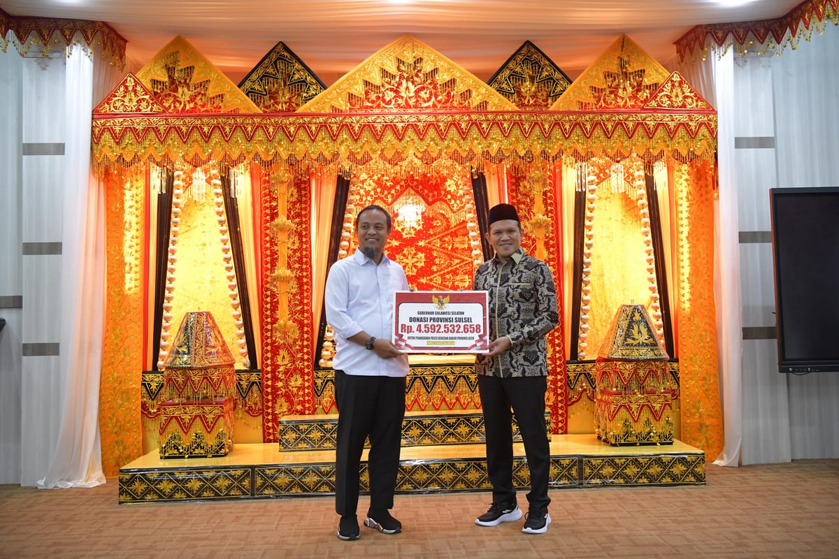 Solidaritas Lintas Daerah, Sulsel, Bone, dan Batam Salurkan Bantuan untuk Aceh Rp10,3 Miliar