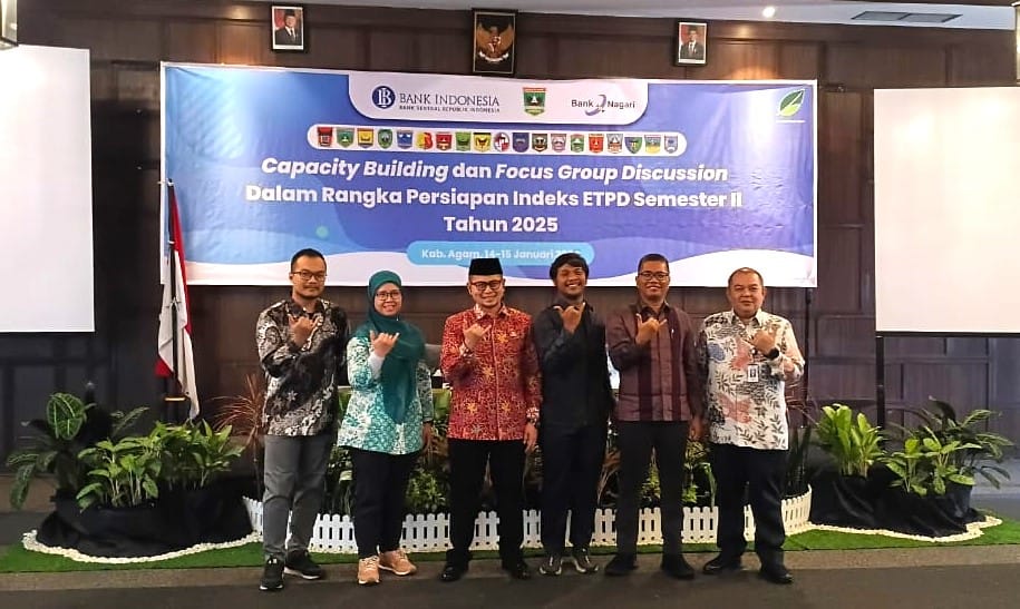 Sawahlunto Pimpin Peringkat TP2DD 2025 Sumbar, Bukittinggi Terendah.