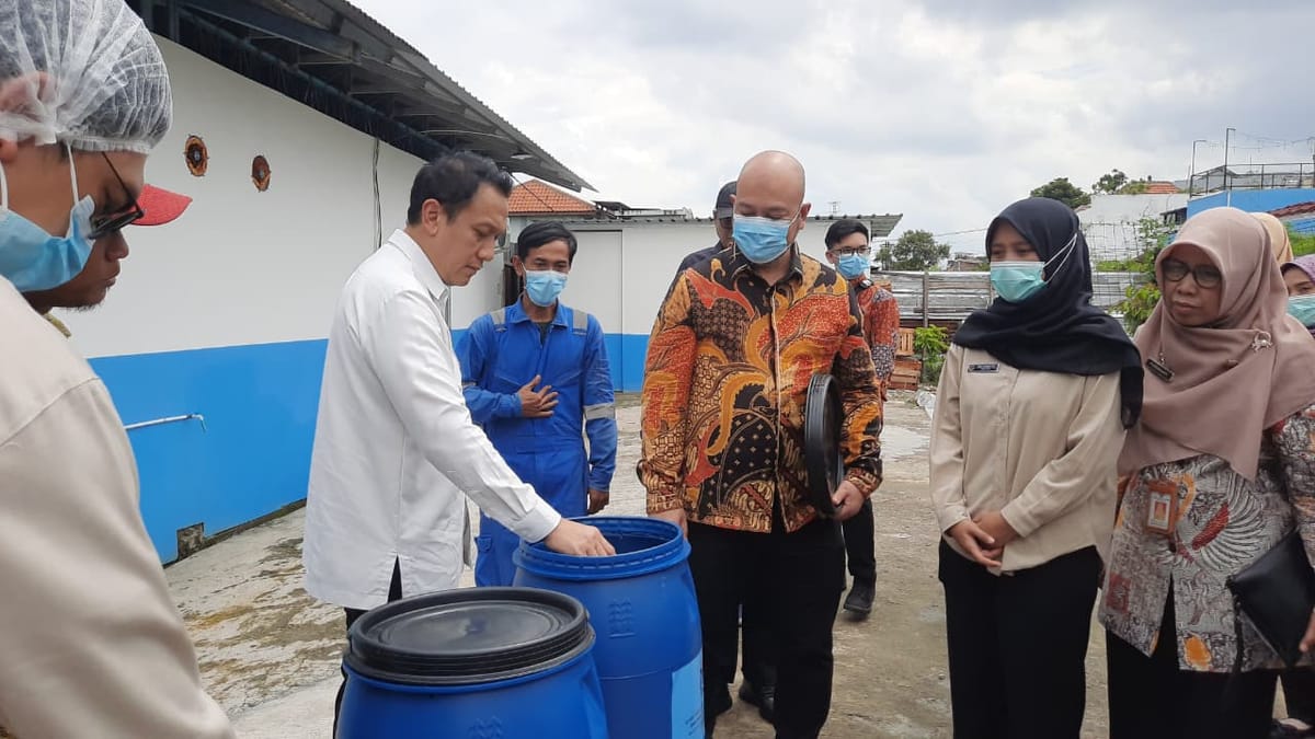 Pengelolaan Limbah Di SPPG Banyuanyar 3 Surakarta Ditinjau Wakil Menteri Lingkungan Hidup