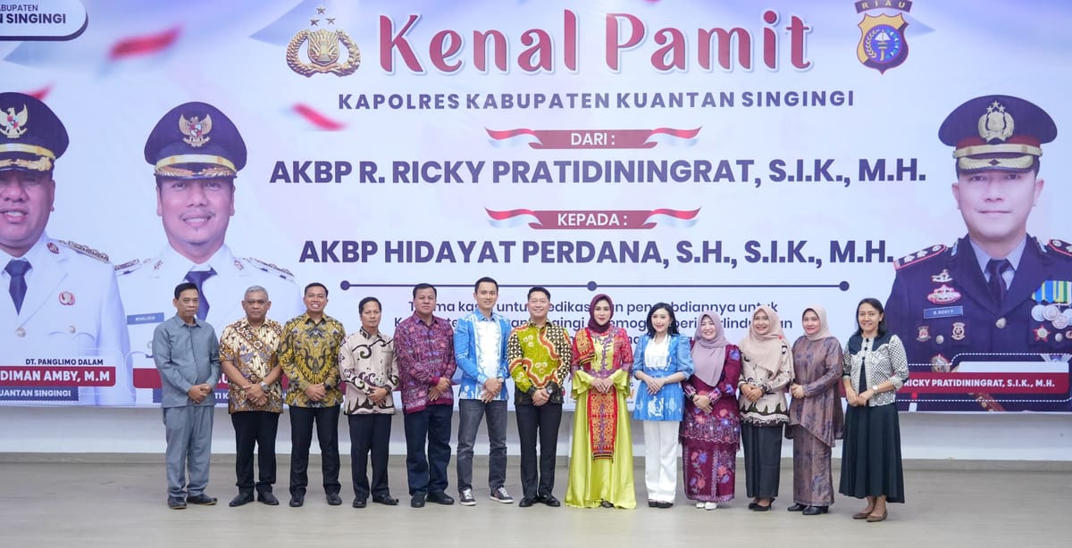 Kenal Pamit Kapolres Kuansing