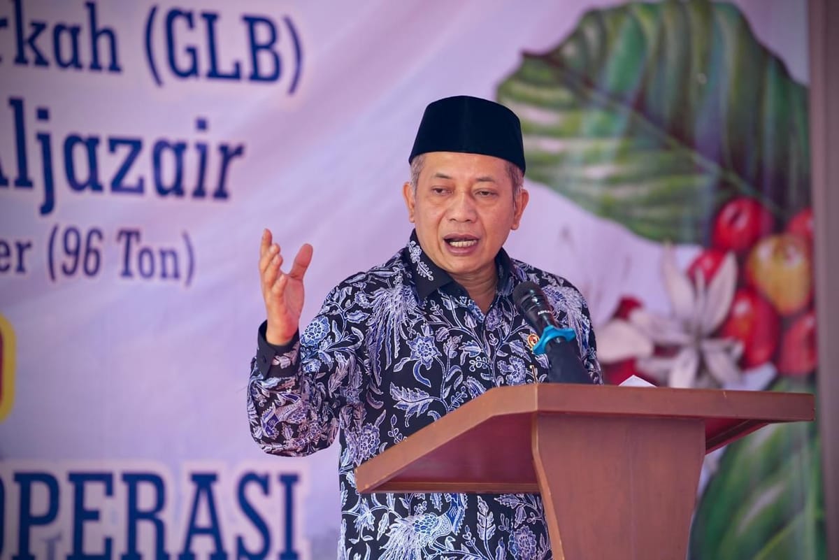 Menkop Resmikan Pelepasan Ekspor Kopi Koperasi Produsen Gunung Luhur Berkah ke Aljazair
