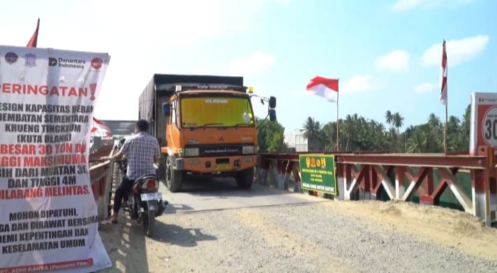 Menteri PU Menegaskan  Kendaraan ODOL Tidak Melintasi Jembatan Bailey di Lokasi Bencana Sumatera