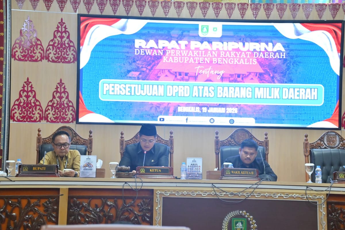 Optimalkan Tata Kelola Aset Pemkab Dan DPRD Bengkalis Setujui Hibah BMD