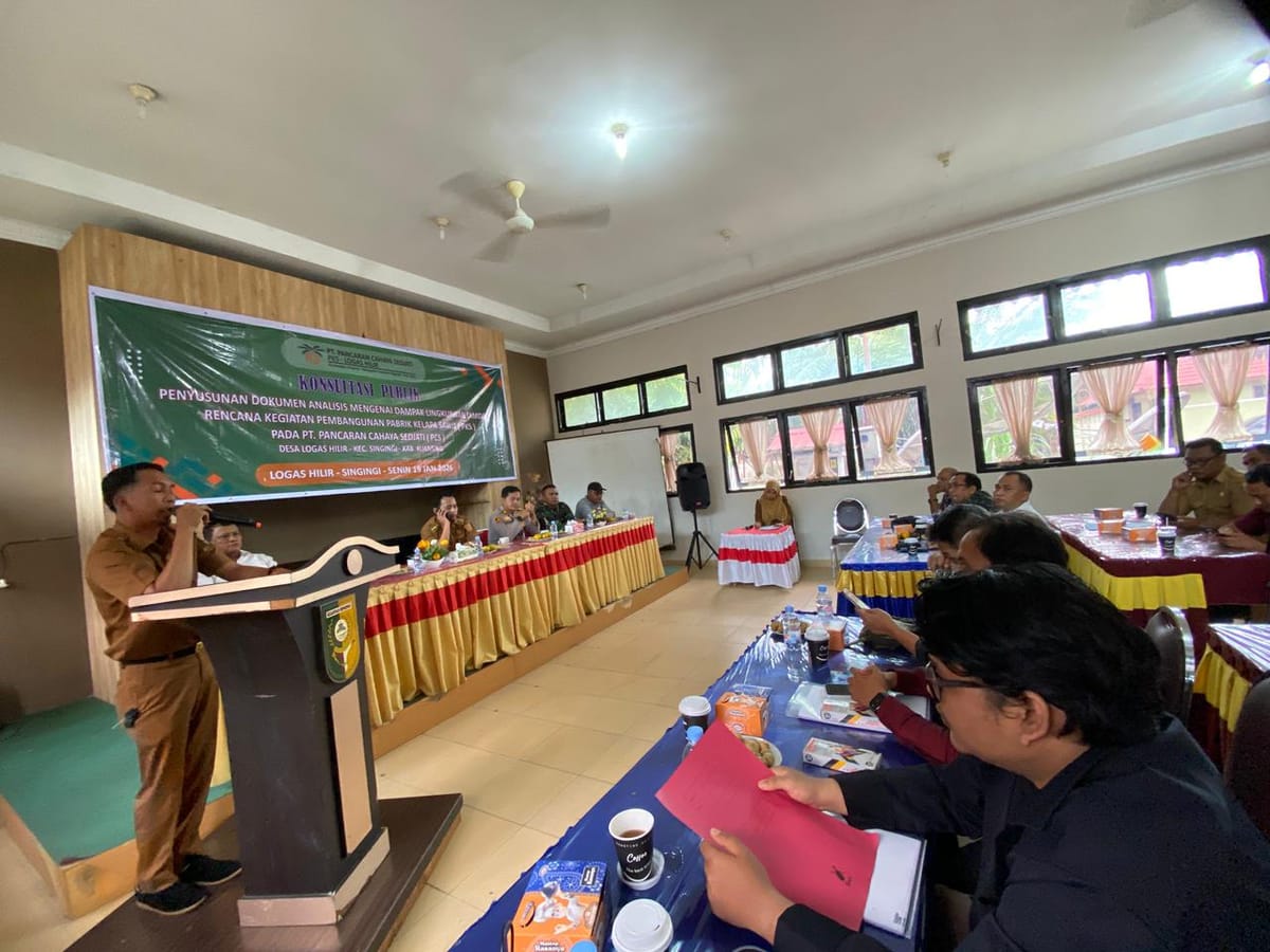 Forum Konsultasi Publik PT.PCS, Bahas Penyusunan Dokumen Amdal