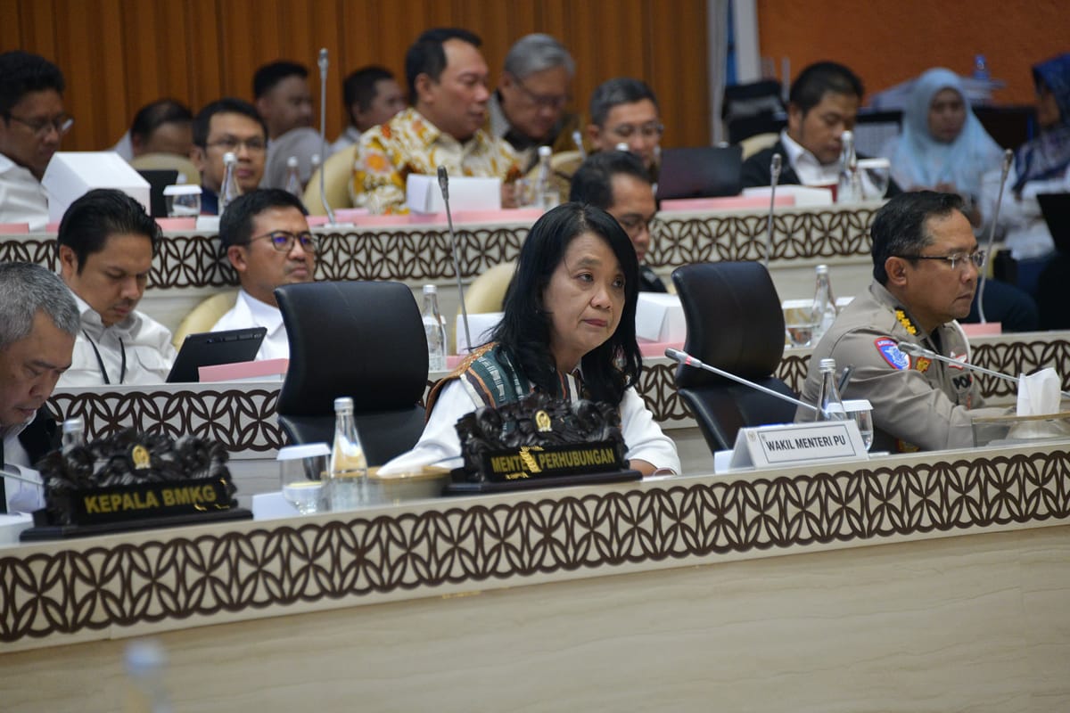 Rapat Kerja Komisi V DPR RI, Terkait Dukungan  Infrastruktur  Kelancaran Lalu Lintas Saat Nataru