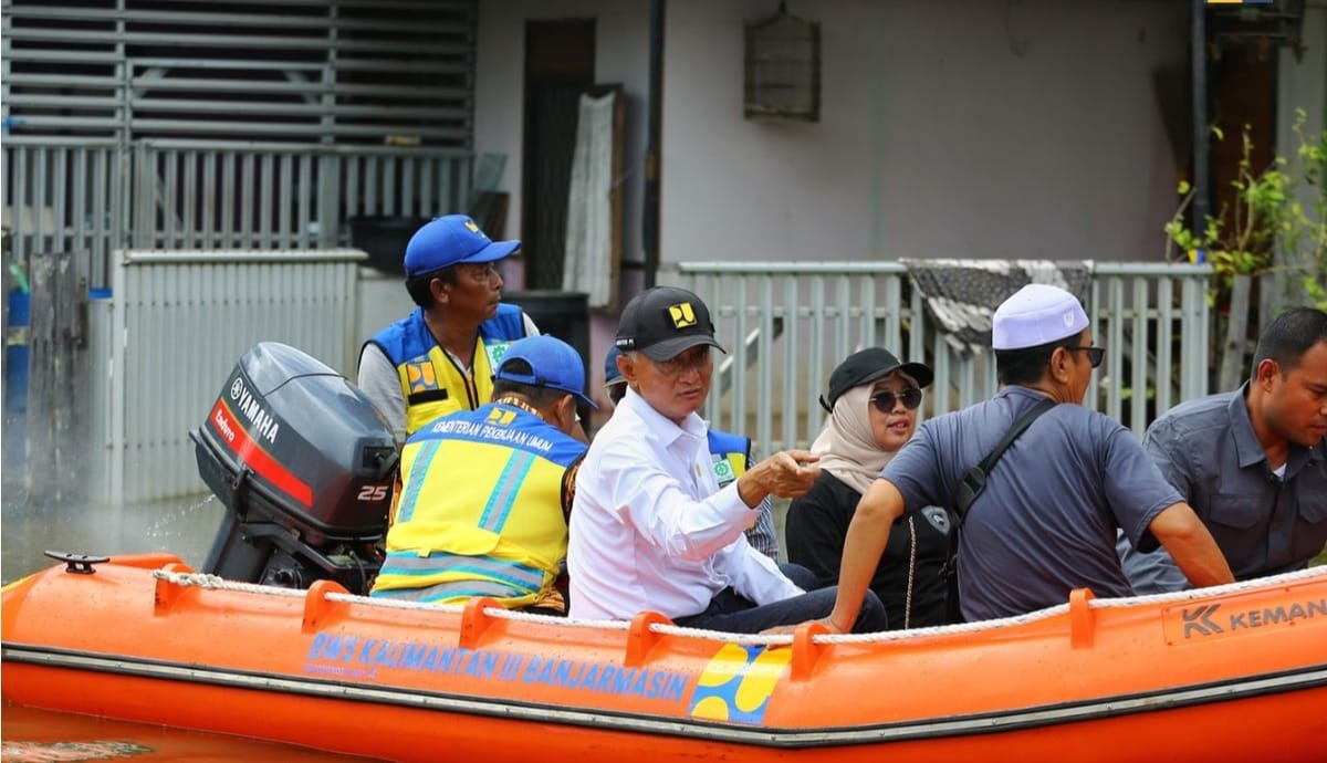 Kementerian PU Gerak Cepat Tangani Banjir di Kabupaten Banjar, Kalimantan Selatan