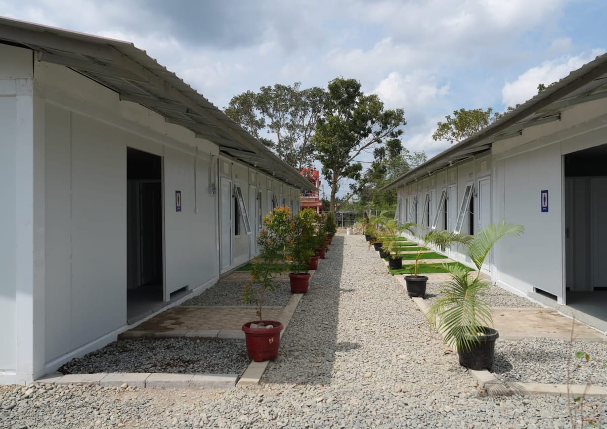 Menteri Dody Targetkan Warga  Tnggalkan Tenda Pindah Kehuntara Saat Ranadhan.