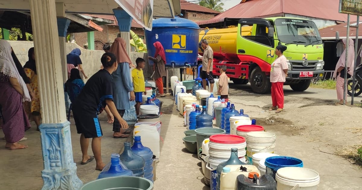 Dampak Perpindahan Alur Sungai Batang Kuranji, Kementerian PU Respons Cepat Tangani Krisis Air Bersih Akibat Sumur Warga Kering