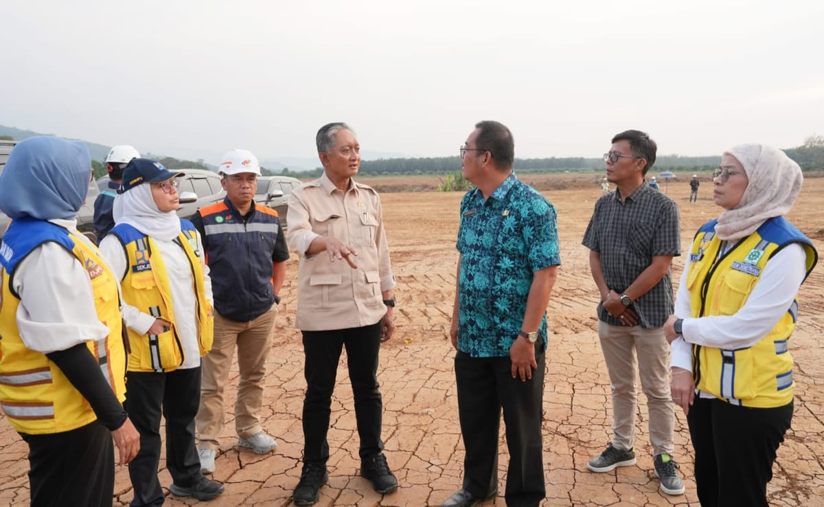 Menteri PU Tinjau Pembangunan Rumah Hunian di Batang Toru Tapsel