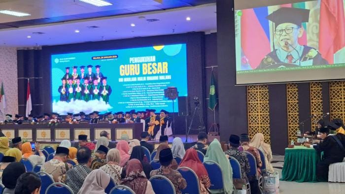UIN Maliki Malang Kukuhkan 11 Guru Besar, Prof. Nur Ali Tegaskan Guru Besar Bukan Akhir Perjuangan Akademik