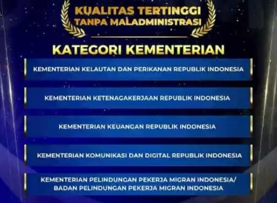 Tanpa Maladministrasi! Kemkomdigi Tembus 4 Besar Nasional, Ombudsman Akui Layanan Digital Makin Berpihak pada Rakyat