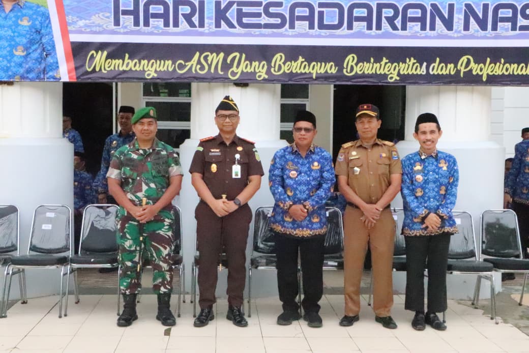 Kokohkan Disiplin dan Integritas, Dandim 1425/Jeneponto Hadiri Upacara Hari Kesadaran Nasional