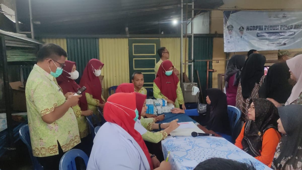 Ratusan Warga Mengikuti Cek Kesehatan Gratis Oleh KORPRI Kendal