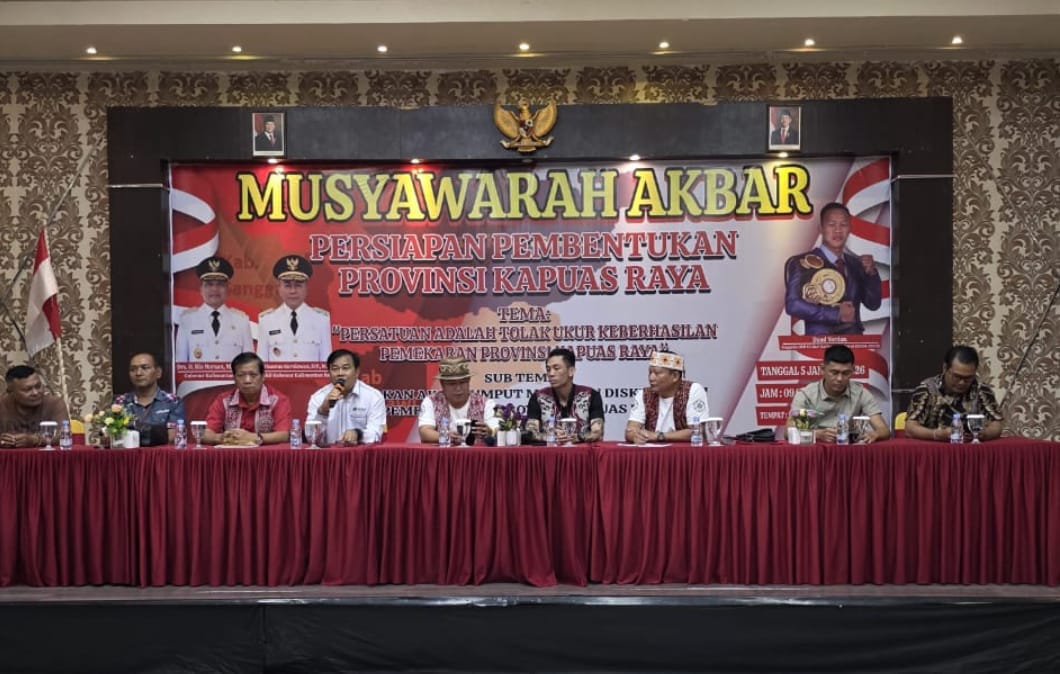 Musyawarah Akbar, dari Timur Kalbar Komitmen Wujudkan Provinsi Kapuas Raya