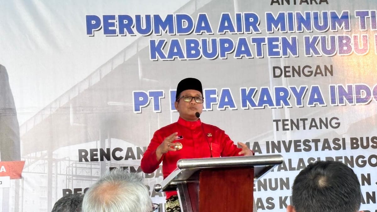 Penantian Panjang Warga Sungai Kakap, Air Bersih Segera Mengalir