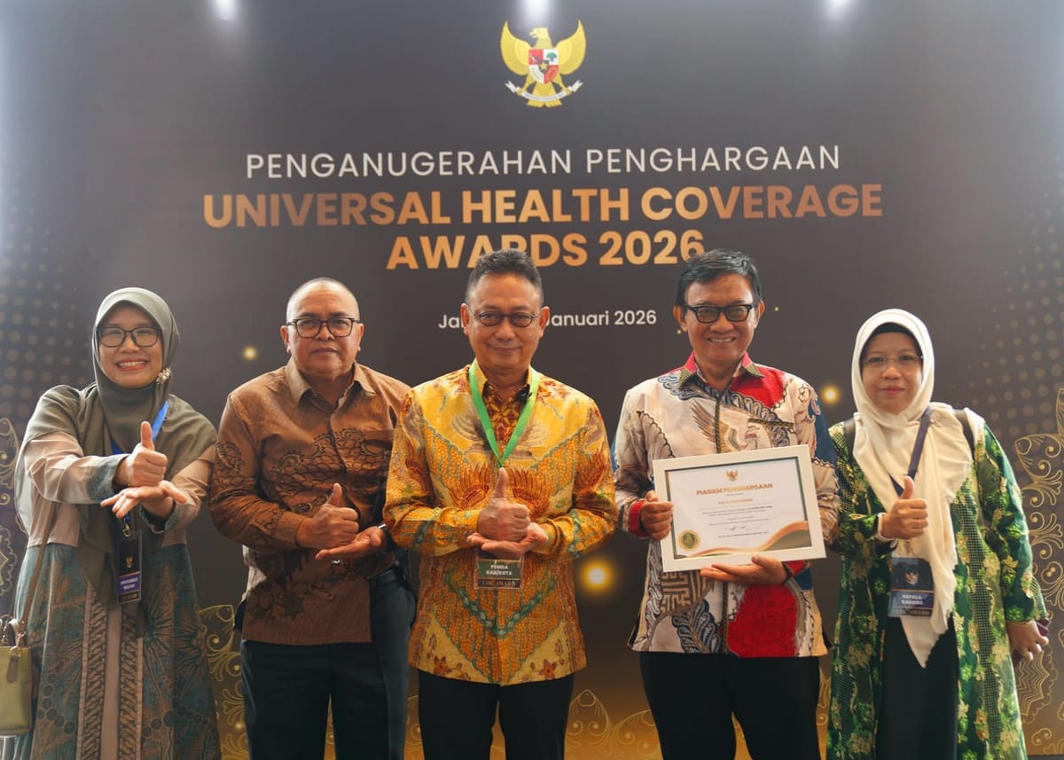 Pontianak Raih Penghargaan UHC Pratama, Kepesertaan JKN Tembus 99,05 Persen