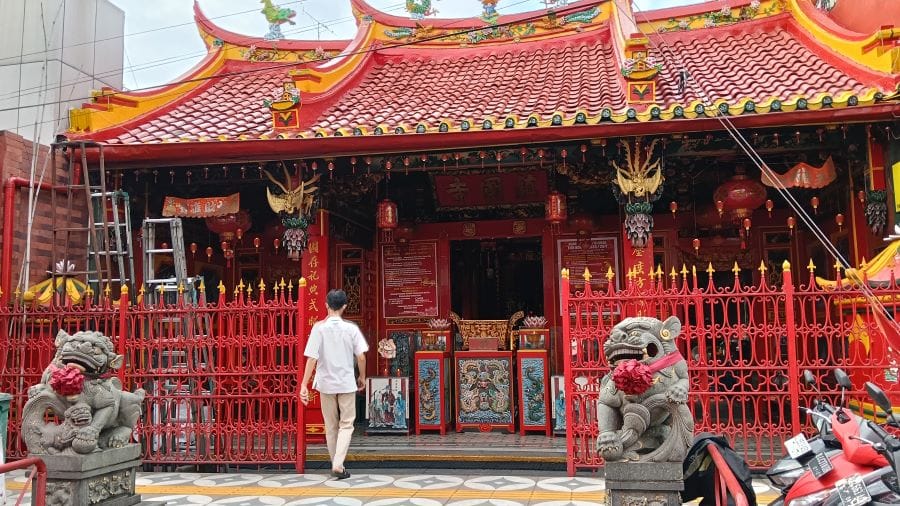 Klenteng Tien Kok Sie Pasar Gede Solo, Siapkan Ritual Sambut Tahun Baru Imlek 2026