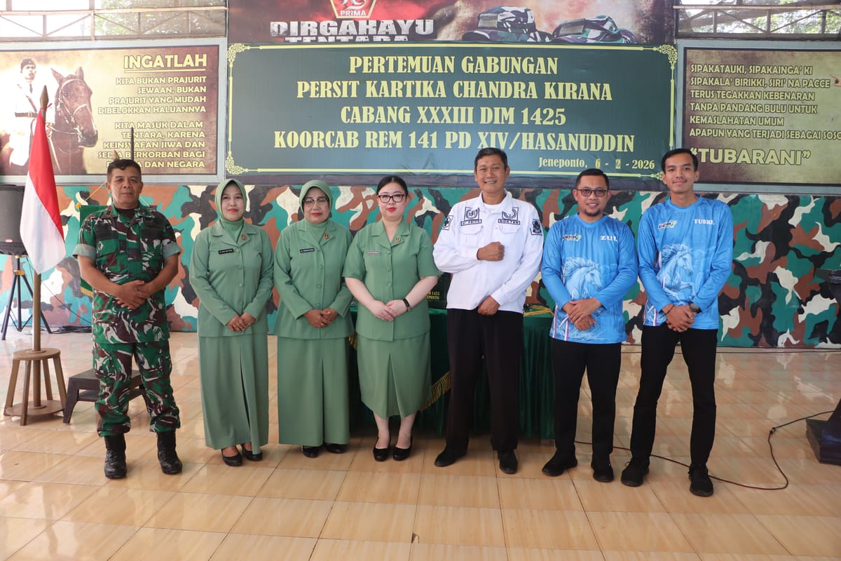 Peduli Sejak Dini, Persit KCK Kodim 1425/Jeneponto Bekali Anggota Wawasan Kesehatan Jantung