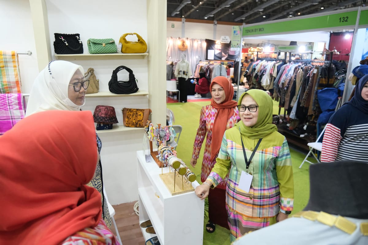 Dekranasda Gowa kenalkan Produk Kriya dan Wastra lokal di INACRAFT  2026