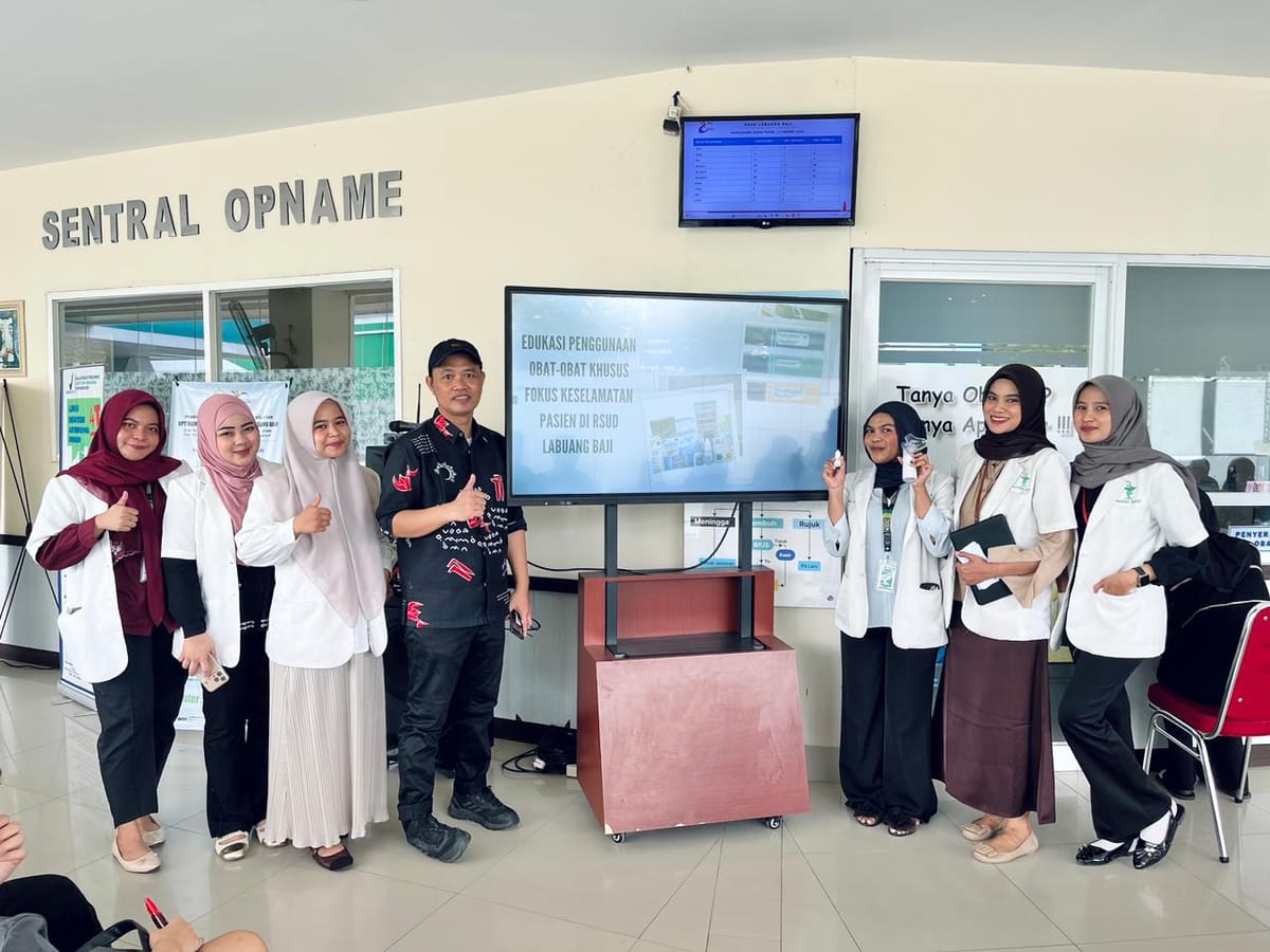 Mahasiswa PKPA PSPPA Unimerz Makassar Gelar Penyuluhan Penggunaan Obat Khusus, di RSUD Labuang Baji Makasar