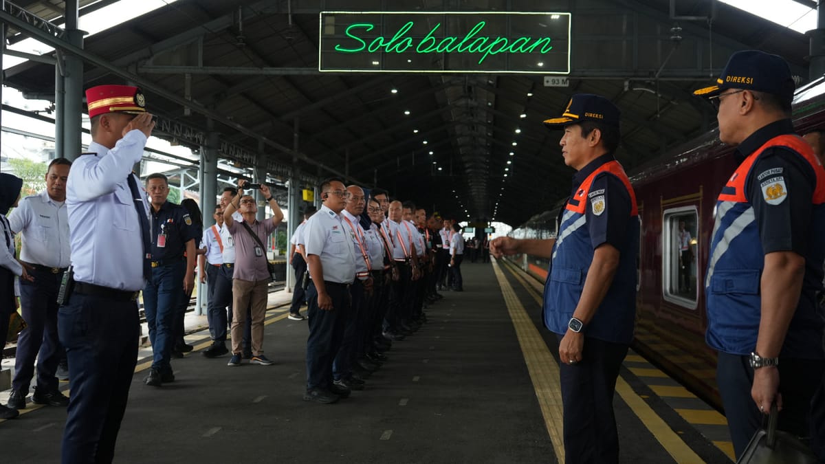 KAI Daop 6 Yogyakarta Pastikan Kesiapan Angkutan Lebaran 2026 Lewat Inspeksi Operasional