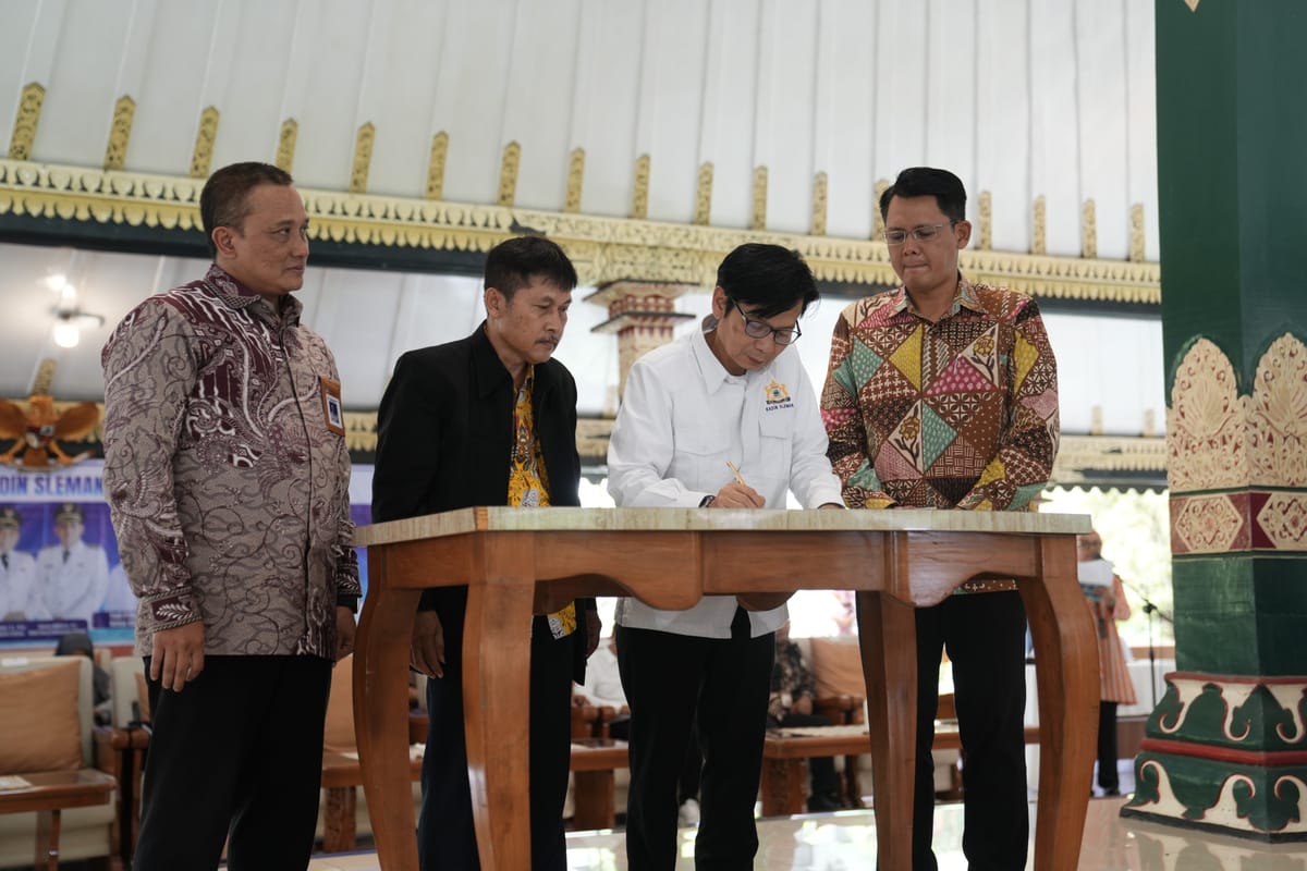 Komitmen Cetak SDM Kompeten dan Wirausaha Tangguh, Kadin Sleman Jalin MoU dengan Forum PLKP