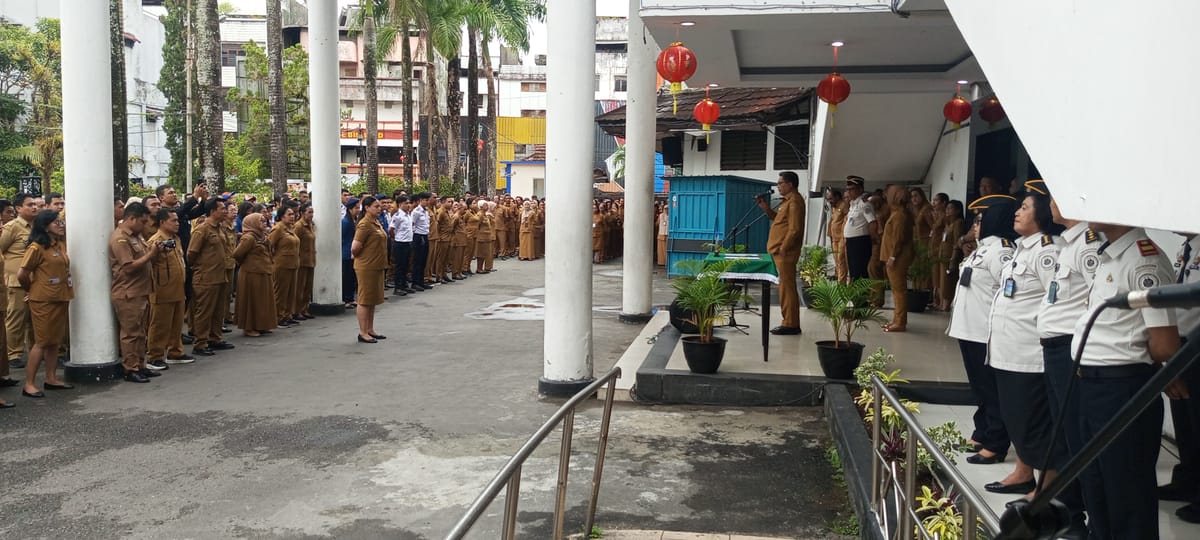 Apel Pagi Pemkot Ambon Tetapkan Arah Baru: Hukuman Sosial Berbasis Kerja Nyata dan Kolaborasi Lintas Sektor