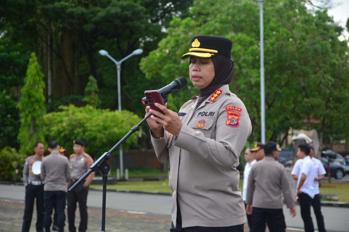 Polda Maluku Ajak Personel Perkuat Pertahanan Siber Lewat  Media Sosial Resmi