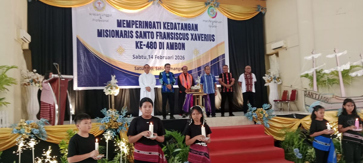480 Tahun Santo Fransiskus Xaverius di Ambon jadi Refleksi Iman dan Ujian Kebersamaan