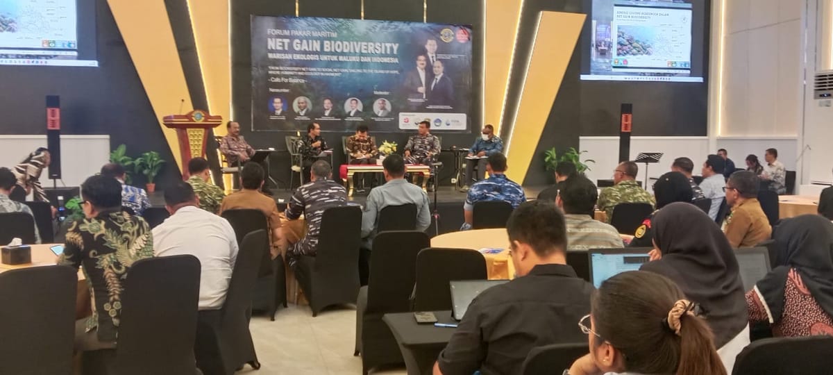 Yayasan Garuda di Lautku dan Kodaeral lX Gelar Forum Pakar Maritim "Net Gain Biodiversity, Warisan Ekologis untuk Maluku dan Indonesia"