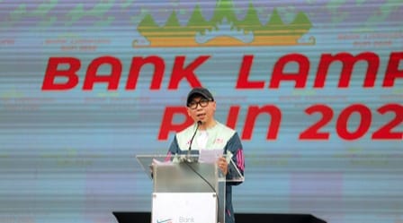 Lepas Bank Lampung Run 2026, Gubernur Mirza Imbau Bank Lampung Perkuat  Komitmen Sebagai Bank Daerah Profesional
