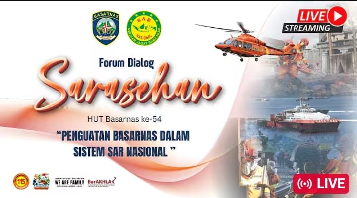 Kepala BPBD Provinsi Lampung Ikuti Saresehan HUT BN2P RI Secara Virtual