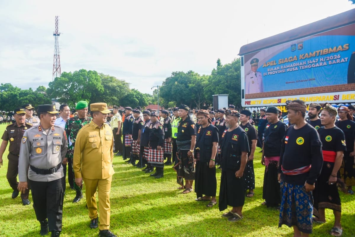 Apel Siaga Kamtibmas, Gubernur NTB Tekankan Pentingnya Keamanan bagi Masyarakat