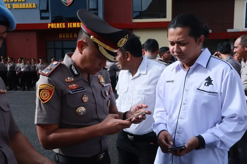 Polres Jember Perketat Gaktiplin Anggota Sejak Apel Pagi