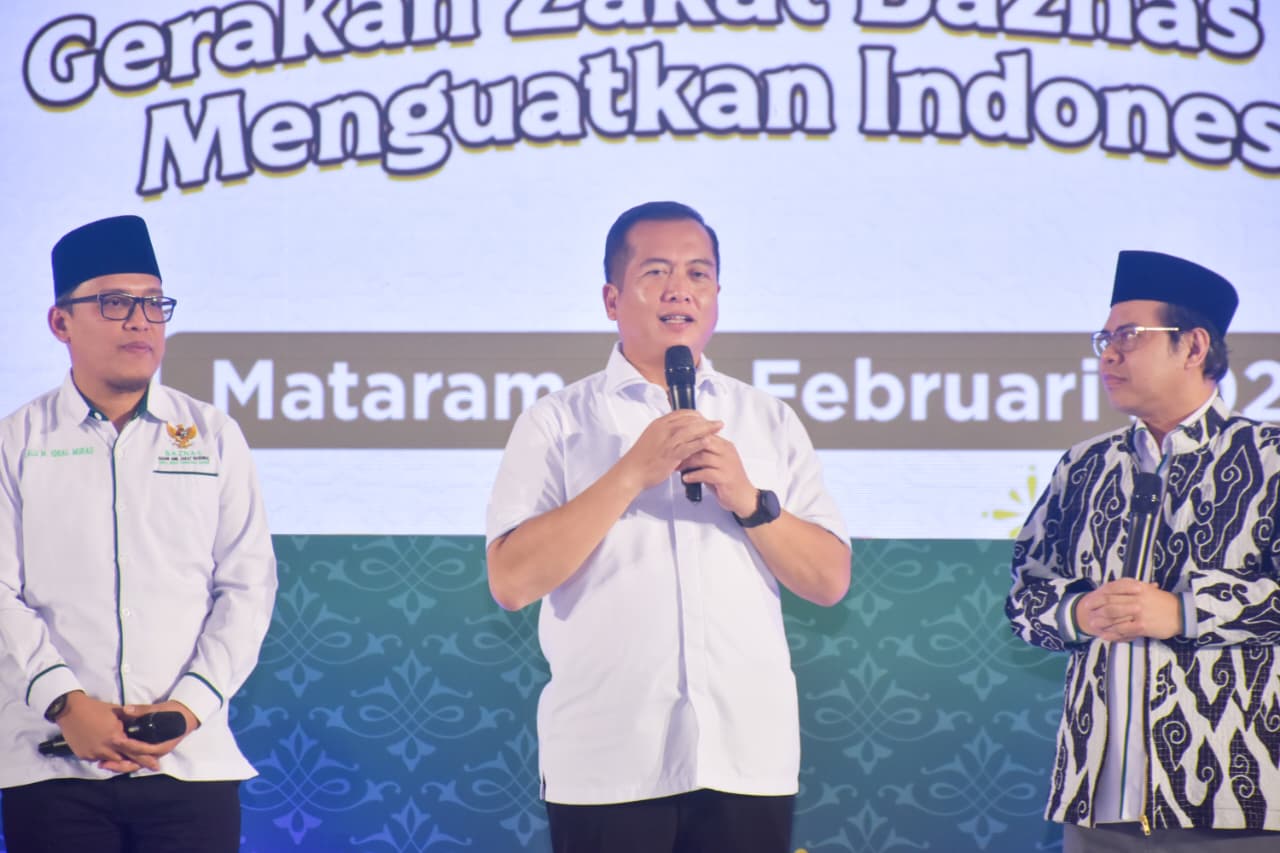 Gerakan Zakat NTB, Gubernur Tekankan Momentum Penguatan Komitmen Optimalisasi Pengelolaan Zakat