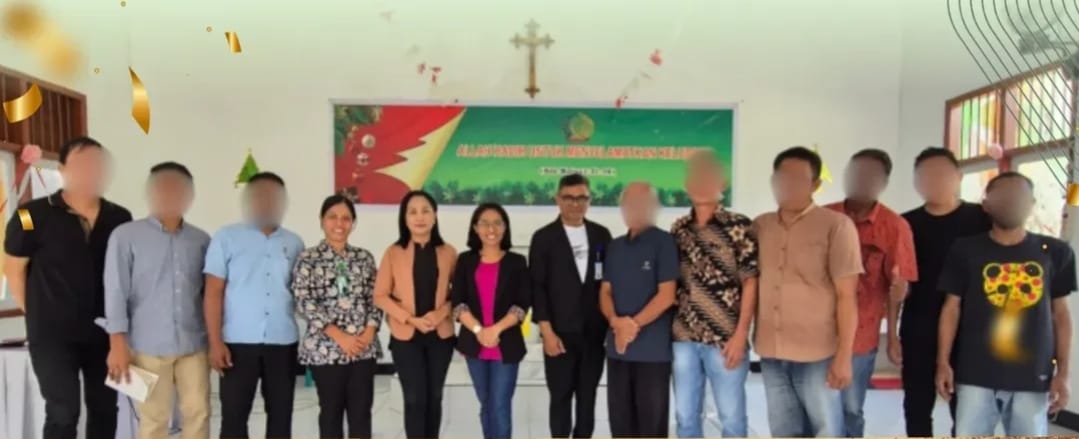 Bimas Kristen dan Katolik Kemenag Ternate Lakukan Pembinaan Warga Binaan di Rutan