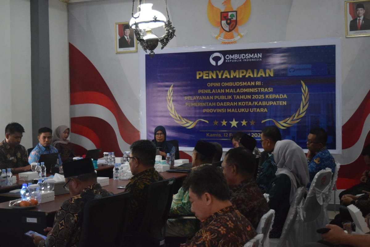 Ombudsman Perwakilan Maluku Utara Serahkan Hasil Penilaian Opini Malpraktek di Lima Daerah