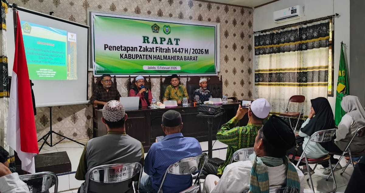 Kemenag Halmahera Barat Tetapkan Besaran Zakat Fitrah, Maal, dan Fidyah Ramadhan 1447 H