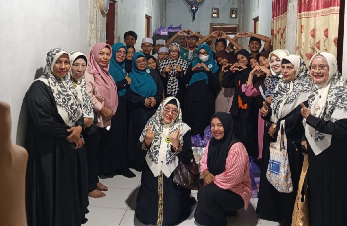 TP PKK Bersama BKMT dan DP3A Maluku Utara Silaturahmi dan Berbagi Kasih di Panti Asuhan