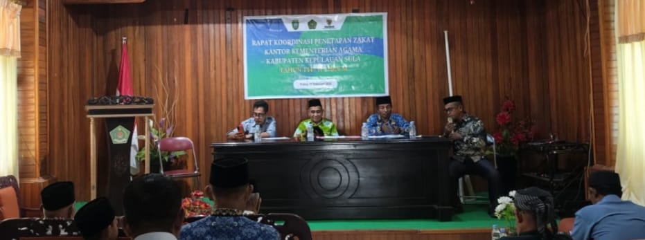 Kemenag Sula, Instansi Terkait dan Ormas Islam Tetapkan Zakat Fitrah 2,5 Kg Beras Diuangkan 40.000 Rupiah Perjiwa
