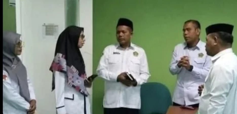 Kakan Kemenag Halbar Lakukan Monitoring Pelaksanaan Assesmen Madrasah Berbasis Komputer