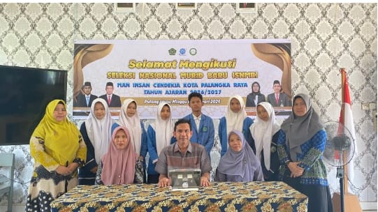 Bidik Sekolah Unggulan, 6 Siswa MTsN 1 Pulang Pisau Ikut Seleksi Nasional MAN IC