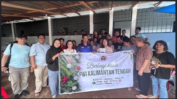 HPN 2026 dan HUT ke-80, Persatuan Wartawan Indonesia Kalteng Berbagi Donasi