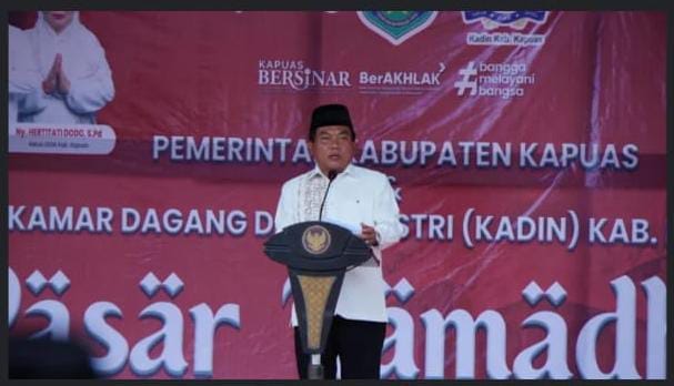 Ramadan Gerakkan Ekonomi Rakyat, 60 Lapak Gratis di Kapuas Jadi Stimulus Nyata UMKM