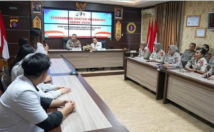 Dokter Internship 2026 Mulai Bertugas, Rumkit Bhayangkara Perkuat Lini Pelayanan dan Pembinaan Medis