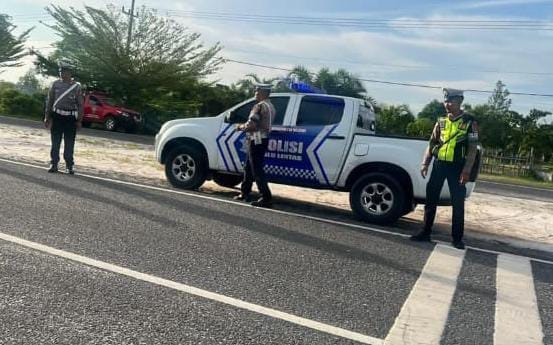 Patroli Ramadhan, Satlantas Polresta Palangka Raya Perkuat Pengawasan Lalu Lintas dan Cegah Balap Liar