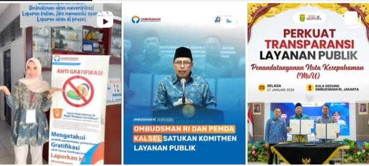 Ombudsman RI Perwakilan Kalsel Ajak Warga Laporkan Permasalahan Layanan Publik